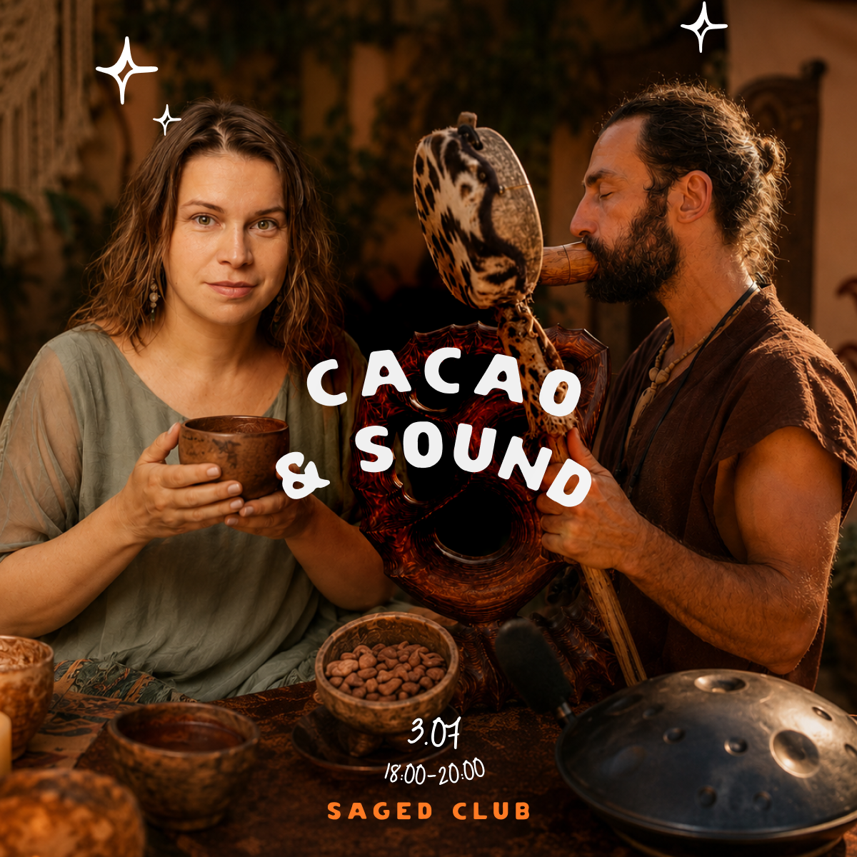 Cacao & Sound · Saged.club